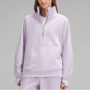 lululemon athletica Light Purple Half-Zip Turtleneck Sweater (BRAND NEW)
